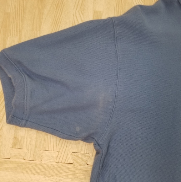 Geoffrey Beene Polo Shirt Blue Large - Picture 8 of 8